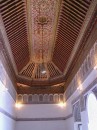 Palais de la Bahia Ceiling of Long Room * One of the many intricate carved cedar ceilings in the Palais de la Bahia.  It makes you want to lay on the floor and take it all in. * 431 x 576 * (124KB)